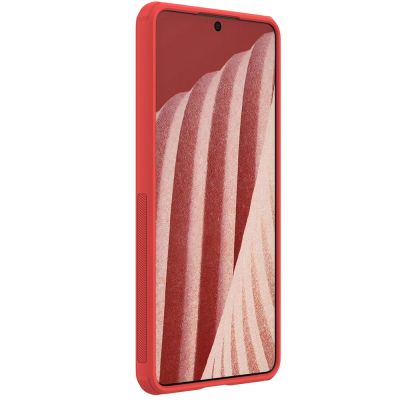 6. Nillkin Super Frosted Shield Pro robuste Schutzhülle für Samsung Galaxy A73 rot