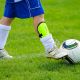5. Meteor M Fußball-Schienbeinschoner weiß