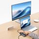 11. Baseus Metal Gleam II 10in1 HDMI USB-A USB-C RJ45 SD/TF Hub - Grau