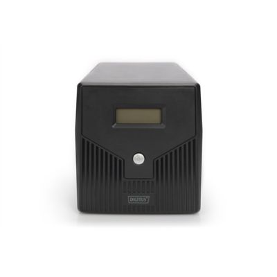 6. USV-Line-Ineractive LCD, 1500 VA/900 W, 2 x 12 V/9 Ah, AVR, 4 x SCHUKO, USB, RS232, RJ45