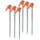8. Zeltnägel 21 cm Set 6 Stück Metall Kunststoff Redcliffs