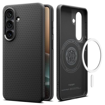 2. Spigen Liquid Air Mag MagSafe Hülle für Samsung Galaxy S26 - Schwarz