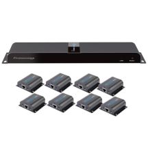 Techly IDATA EX-HL81TY AV Extender AV-Sender und Empfänger Schwarz