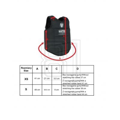 17. Masters Jr 08568-K Rumpfprotektoren