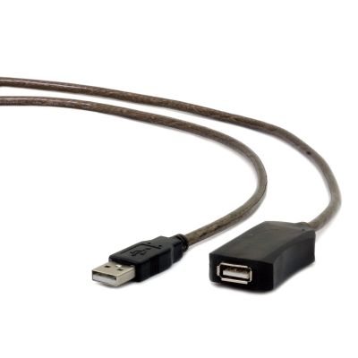 GEMBIRD UAE-01-5M Kabel (USB 2.0 M - USB 2.0 F; 5m; schwarz)