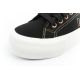 15. Lee Cooper Damen-Sneaker mit Plateausohle, schwarz mit Gold