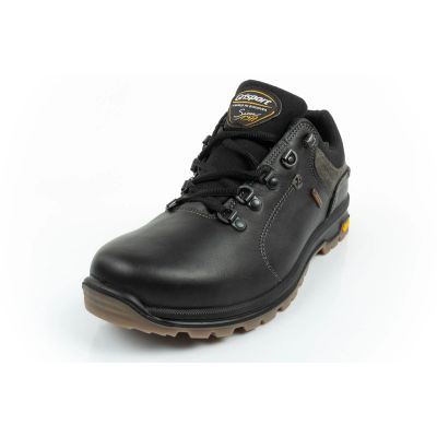 3. Grisport Herren-Trekkingschuhe Nero oliato SPO-TEX Leder schwarz