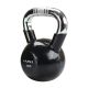 37. Kettlebell Gusseisengriff Chrom gerändelt HMS KTC12 SCHWARZ 