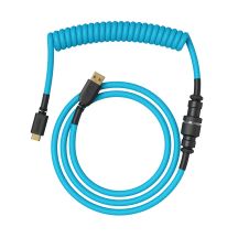 Glorious Gaming GLO-KB-ACC-CBL-COIL-EBLU Tastatur-/Mauskabel, hellblau, 1,4 m