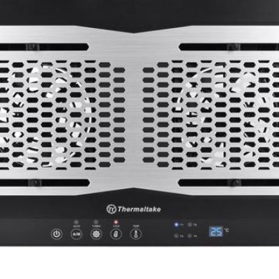 10. Laptop-Kühlpad Thermaltake Massive TM CL-N002-PL12BL-A (17.x Zoll; 2 Lüfter; Hub)