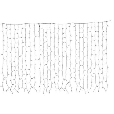 16. Lichterkette für den Weihnachtsbaum, 200 x 70 cm, LED, warmweiß, blinkend, für den Außenbereich