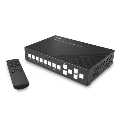 3. LINDY 5-Port KVM-Switch mit nahtloser Multiview-Funktion, 4 HDMI-Anschlüssen und 1 USB Typ C-Anschluss