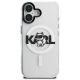 3. Karl Lagerfeld IML Choupette Sketch Logo MagSafe iPhone 16 Hülle - Transparent