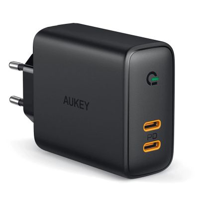 AUKEY PA-D2 36W 2xUSB-C PD Wandladegerät