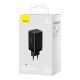 5. GaN 2xUSB C 1xUSB 65W Schnellladegerät Baseus GaN5 Pro + USB C - USB C 100W Kabel - Schwarz