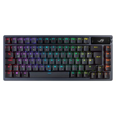 4. ASUS ROG Azoth Gaming-Tastatur USB + RF Wireless + Bluetooth QWERTY Schwarz