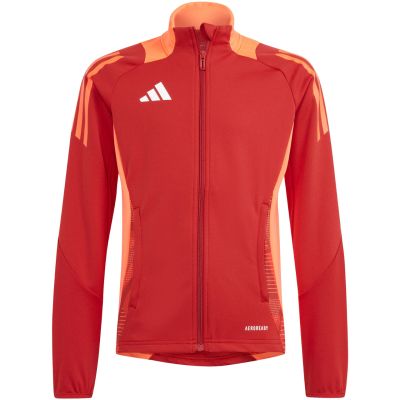 5. adidas Tiro 24 Wettkampf-Trainings-Sweatshirt für Kinder, Rot-Orange IR5500