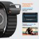 14. Armband Spigen WBF1 Armband für Apple Watch 44 / 45 / 46 / 49 mm - Schwarz