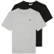 5. Fila Brod Herren T-Shirt 2er Pack Schwarz, Grau FAM0083 83227
