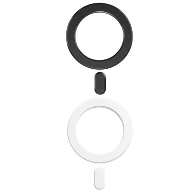 8. Ring Tech-Protect MMP-100 mit MagSafe (2 Stk.) - Weiß - Schwarz