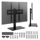 7. MACLEAN Universal-TV-Ständer für Schrank, Standfuß, max. 35 kg, 20 Grad drehbar, für 32-55"-Fernseher MC-132