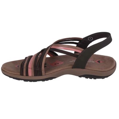 2. Skechers Reggae Slim Simply Stretch Sandalen 163023-CHMT Braun 36