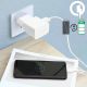 4. Samsung EP-TA200EWE USB-A 15W Wandladegerät mit EP-DR140AWE USB-A - USB-C Kabel (OOB Bulk - Ersatzverpackung) - weiß