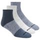 Skechers 3er-Pack Qtr Colorbloc-Socken für Herren S118998-BLU Mehrfarbig 41-46