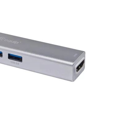 8. Equip 133480 USB 3.2 Gen 1 (3.1 Gen 1) Typ-C Dockingstation Silber