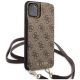 4. Guess 4G Crossbody-Hülle für iPhone 11 Pro Max – Braun
