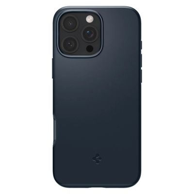 4. Spigen Thin Fit MagSafe Hülle für iPhone 16 Pro – Dunkelgrau