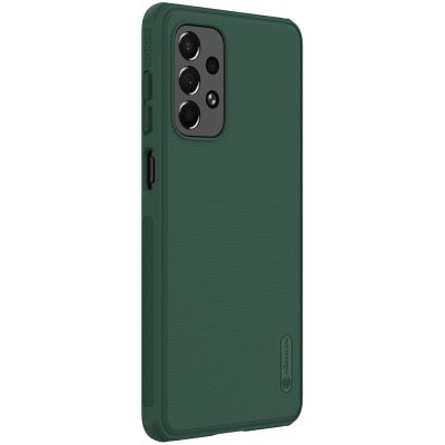 4. Nillkin Super Frosted Shield Pro robuste Schutzhülle für Samsung Galaxy A73 grün