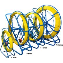 Extralink Pilot-Kabelzieher Pilot 4,5 mm 100 m GFK Glasfaser, Durchmesser 4,5 mm, Länge 100 m, Gelb