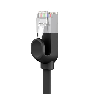 5. Baseus High Speed ​​flaches Ethernet CAT6 RJ45 Netzwerkkabel 1 m – schwarz