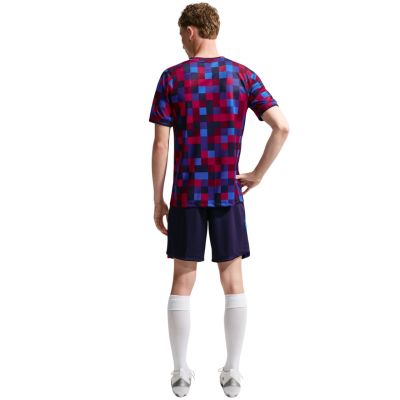 3. Nike FC Barcelona Heimtrikot für Herren, Marineblau und Burgunderrot II1667 621