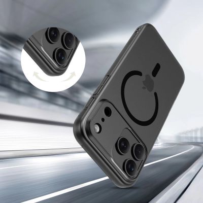 5. Tech-Protect MagSlim MagSafe Case für iPhone 17 Pro Max - Mattschwarz