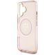 6. Guess IML Metal Mountain Logo MagSafe iPhone 16 Hülle - Rosa