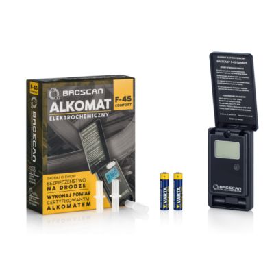 9. BACscan F-45 Alkoholtester 0 - 4% Schwarz