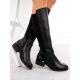 13. Damen-Lederstiefel im Offiziersstil, gefüttert, schwarz Rieker Z9564-00