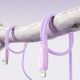 9. Joyroom S-A59 Vibrant Series 3A USB-A - Lightning Kabel 1,2 m - lila