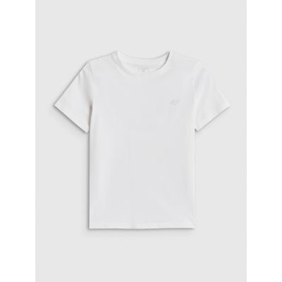 7. Glattes Mädchen-T-Shirt mit Regular Fit 4F 4FJRMM00TTSHF3553-10S