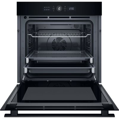 2. Einbaubackofen WHIRLPOOL WOI4S8HM2SBA schwarz Dampf+ Hydrolyse SoftClose AirFry
