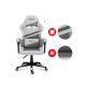 15. Huzaro Force 4.4 Grauer Mesh-Gaming-Stuhl