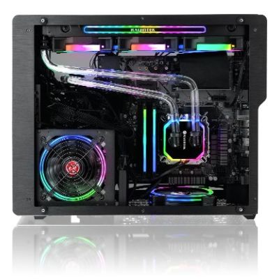4. RAIJINTEK Ophion M Evo TGS Midi-Tower Schwarz, Transparent