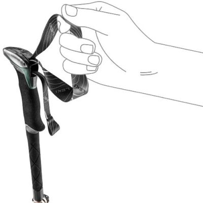 5. LEKI TR MAKALU FX Trekkingstöcke, 110-130 cm grün