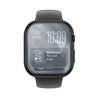 2. AmazingThing Radix Displayschutzfolie aus Glas mit Hülle für Apple Watch Series 11 46 mm – Schwarz