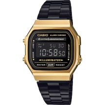 CASIO Vintage Herrenuhr A168WEGB-1BEF + Box