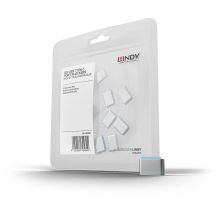 Lindy 40466 Portblocker USB Typ-C Portblocker Blau Acrylnitril-Butadien-Styrol (ABS) 10er-Pack