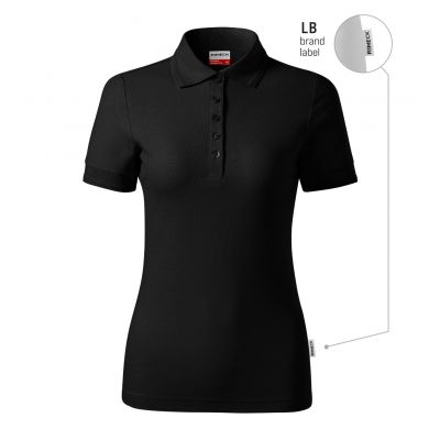Malfini Reserve W MLI-R23LB Schwarzes Poloshirt