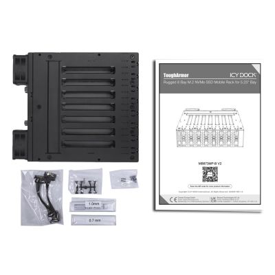 5. ICY ToughArmor MB873MP-B V2 Dockingstation – Speichergehäuse – M.2 – PCIe 4.0